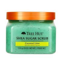 Tree Hut Shea Sugar Scrub Coconut Lime   (Cukura skrubis ķermenim)