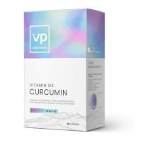 VPlab Curcumin + D3 500 mg  (Uztura bagātinātājs)