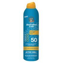 Australian Gold Continuous Spray Active Chill SPF 50  (Atvēsinošs saules aizsargkrēms SPF 50)