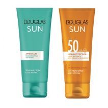 Douglas Sun After Sun Cooling Body Gel + Sun SPF 50 Body Lotion  (Kopšanas komplekts pirms un pēc sa