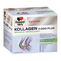 Doppelherz System Collagen 11.000 Plus  (Uztura bagātinātājs kaulu veselībai un muskuļu darbībai)